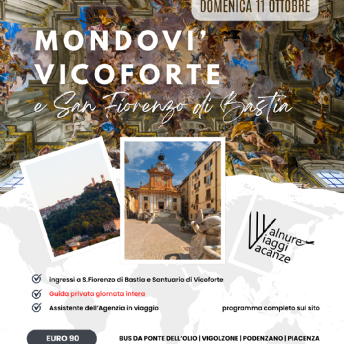 Mondovì, Vicoforte e San Fiorenzo di Bastia