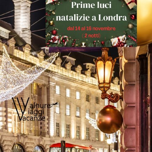 Prime luci natalizie a Londra
